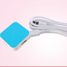 1.2米线 030 SSK飚王 SHU 口电脑usb分线器HUB一拖四 4口集线器