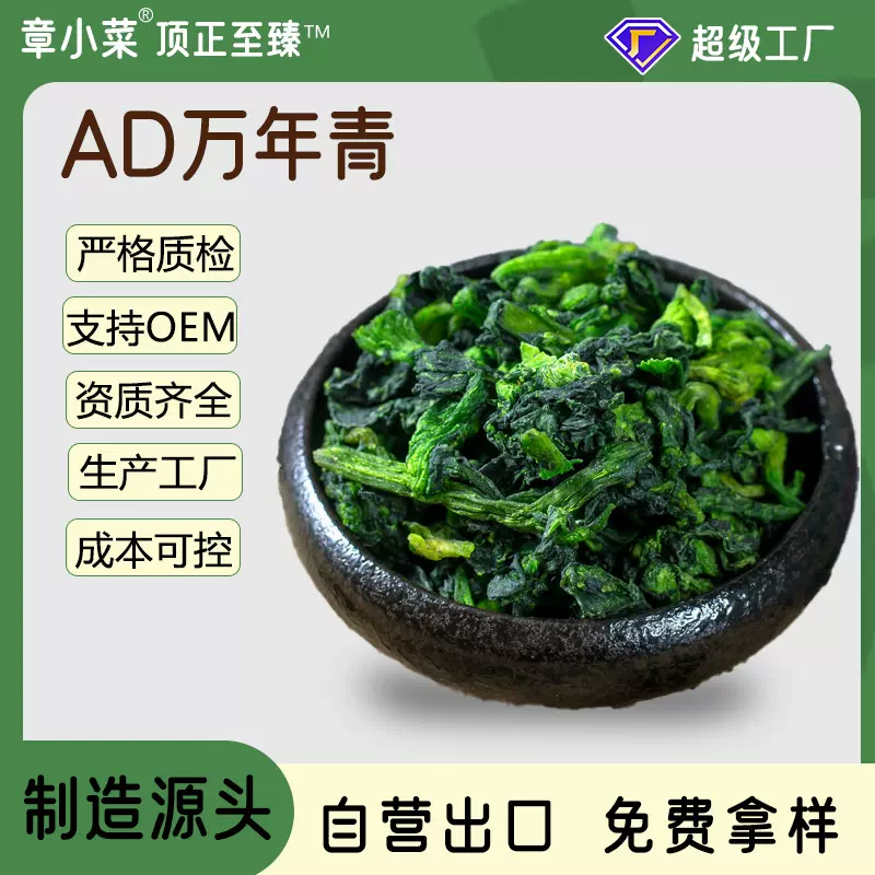 新净重5g万年青菜干脱水蔬菜橄榄菜干菜脱水菜心油菜干