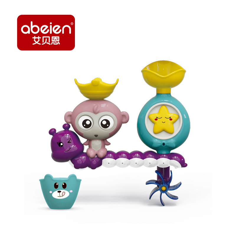 Baño infantil transfronterizo tortuga girababaños de agua amphibios juguetes de acertijo de baño infantil