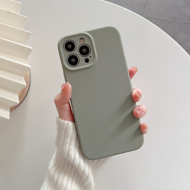アップル14pro携帯ケース液体シリカゲルの純色を適用して、新しいシンプルな転倒防止のために、マグセーフ磁気吸引携帯ケースを適用します。|undefined
