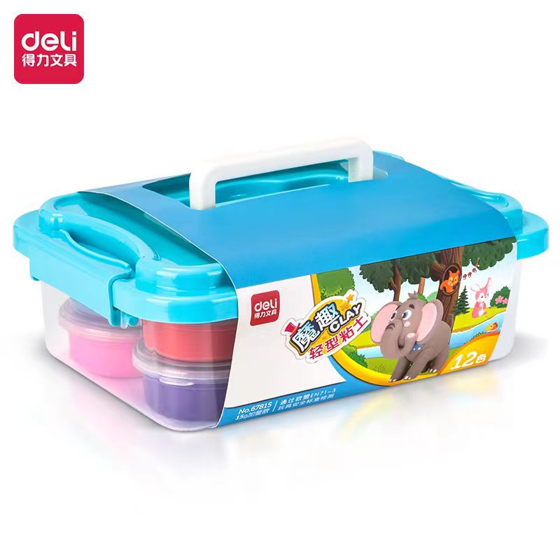 Deli de arcilla de color arcilla ultraligera 67815/67816/67817 arcilla de espacio para niños que hace juego de juguete de arcilla