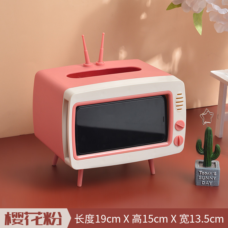 Multifuncional caja de pañuelos de TV dormitorio Hotel sala de estar mesa de café caja de almacenamiento de escritorio caja de cajón directo de fábrica