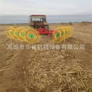 液压牵引搂草机 玉米秸秆搂拾机 液压捡草机 指盘式搂草机