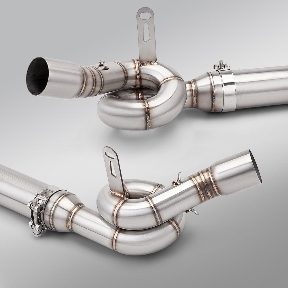 Motorcycle Zhang Xue 500Rr Stainless Steel Front Exhaust Pipe and Rear Muffler Full Set, Non-Destructive Installation