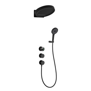 All-Copper Concealed Wall-Mounted Shower Head Hidden Pre-Embedded Gun Gray Shower Head Set Bathroom Toilet
