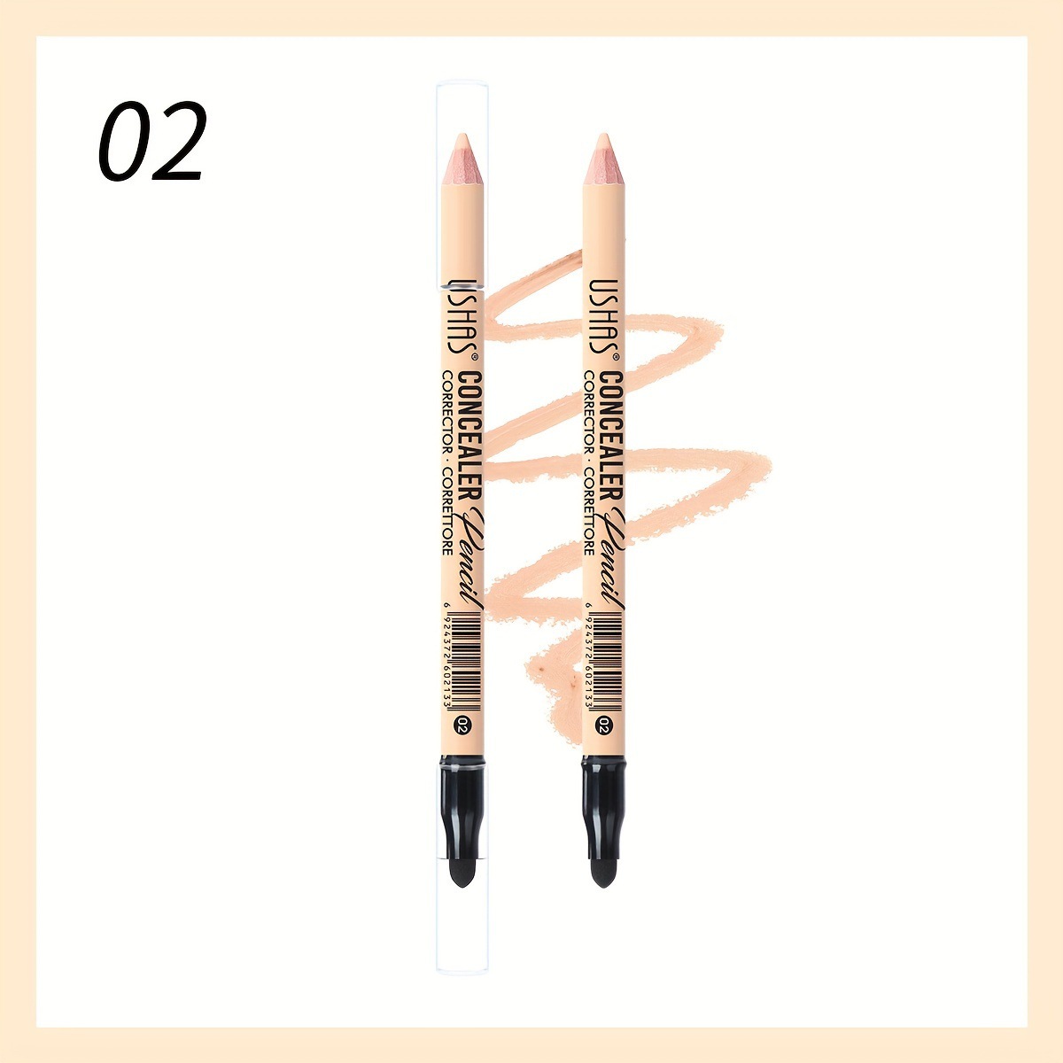 Corrector de punto transfronterizo de USHAS europeo y americano, cobertura duradera del acné, brillo de la piel, lápiz corrector hidratante P1035