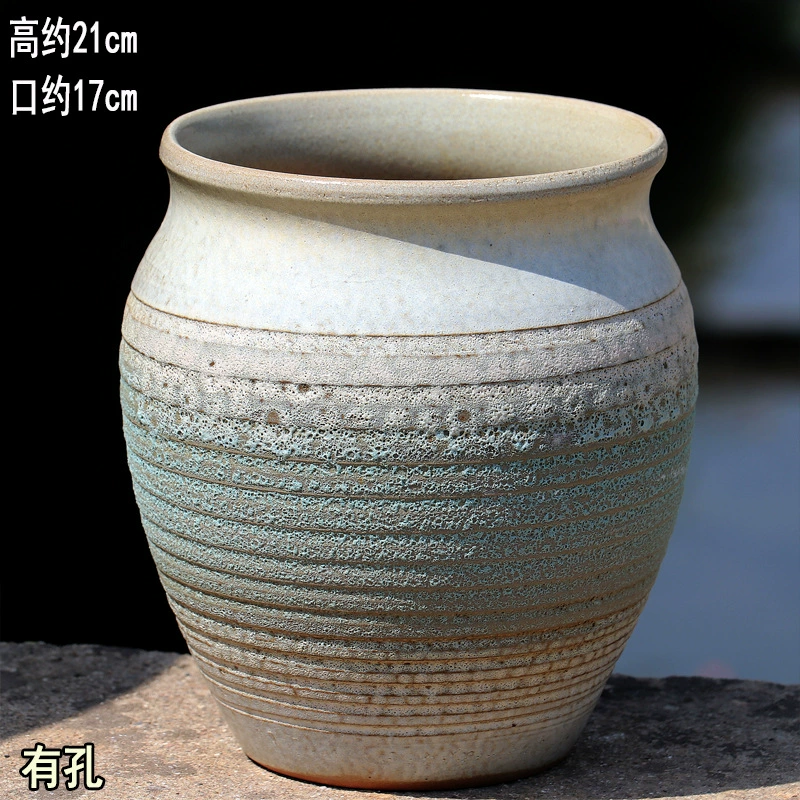 Breathable high boots, ceramic big flowerpot