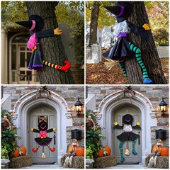 国境を越えたハロウィーン装飾木登り魔女アマゾン魔女抱木魔女パーティー飾り道具