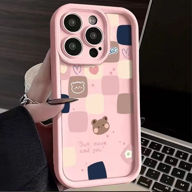 Aplicable a Apple iphone16promax funda para teléfono móvil Apple 15 anti-caída 14 dibujos animados 13promax nuevo 12x