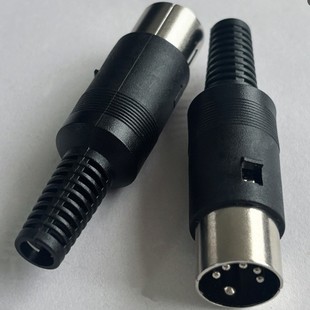 Large Din .3/5/4/5/6/7/8/ Core Pin Sd Terminal, Computer Mouse Male Plug with Tail