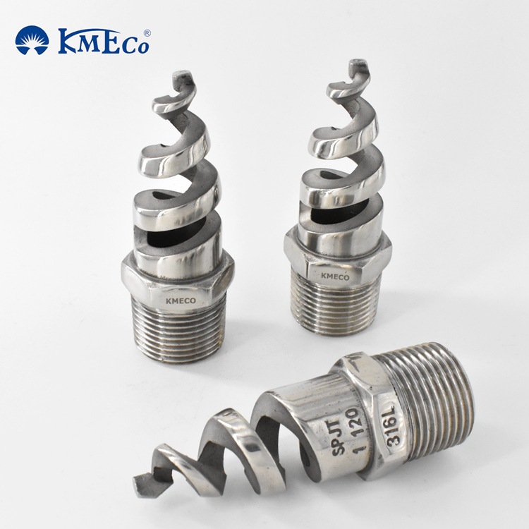 厂家批发苏州斯铂润316L不锈钢喷嘴 外螺纹 火力发电厂螺旋喷嘴