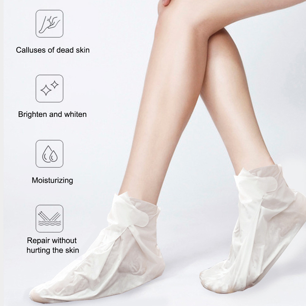 Oil GuanJing Nut Moisturizes, Brightens, Softens, and Exfoliates Dead Skin Foot Mask Footmask             mask_voghion.com