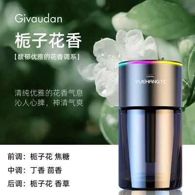 Car Perfume Aromatherapy — Dual-Use for Car and Home - gray-556-large-capacity-car-and-home-dual-use-car-aromatherapy-machine-gardenia-scent-180ml