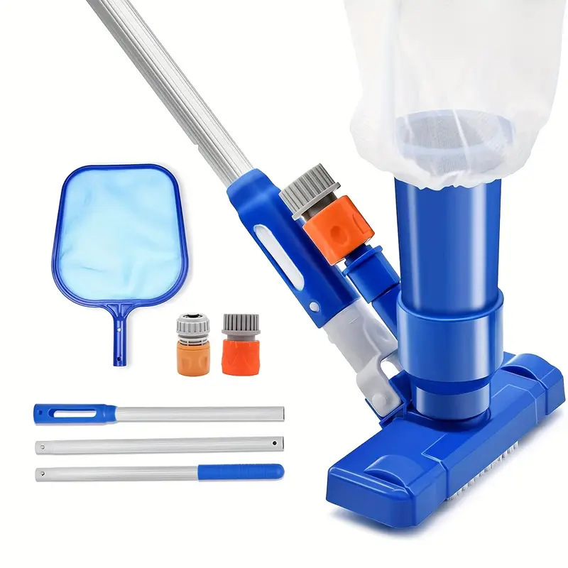 Factory Direct Supply Swimming Pool Cleaning Tool Suction Head Cleaning Net Set with Leaf Net Dual Interface Factory Direct Supply Swimming Pool Cleaning Tool Suction Head Cleaning Net Set with Leaf Net Dual Interface