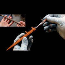 废钉子做成的宝剑微缩1比6迷你剑纳西尔圣殿骑士十字军剑未开刃