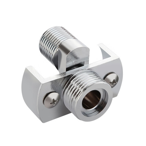 Universal curved angle shower joint shower faucet variable diameter curved foot eccentric lengthened curved foot screw conversion accessories turning foot
