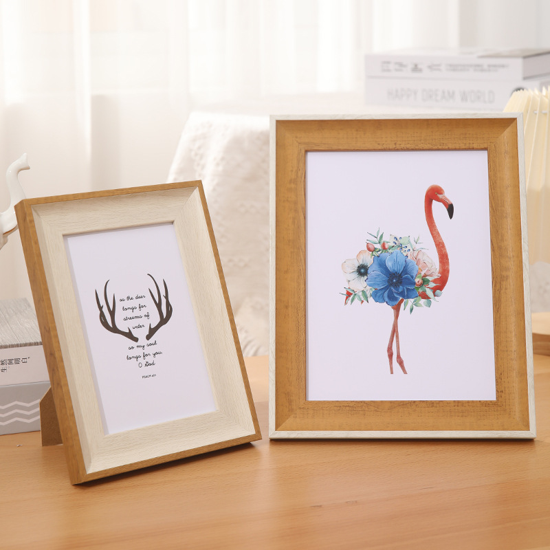 American-Style Photo Frame 6inch Wholesale 7-Inch Photo Frame 8inch 10inch High-End Photo Frame A4 Art Calligraphy Frame