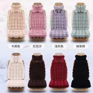 Bubble Cotton Car Seat Cushion, Winter Plush Warm Waist-Cushioning Car Mat, Universal Non-Slip Seat Cushion for All Cars, Bubble Cotton