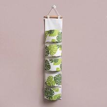 布艺收纳袋墙挂式挂袋宿舍神器防水置物袋衣橱门后浴室储物袋