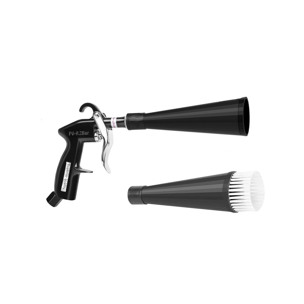 Qìchē Tornado Air Blow Dust Gun Car Interior Air Vent Cleaning Tool (Car cleaning tools) - white