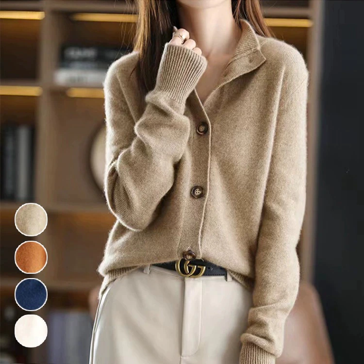 Женский корейский свитер свитер женский 2024 новый осенний зимний новый кардиган пальто дикий модный топ ретро