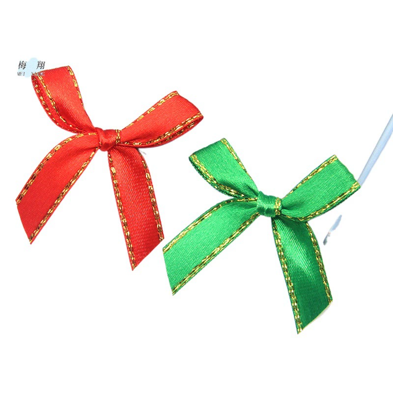 1 см ручной узел рождественские праздничные украшения бант Подарочная коробка украшение для волос Украшение галстук бант