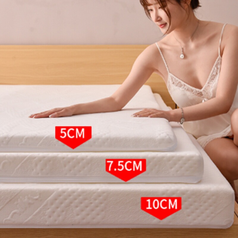 Removable and Washable Memory Foam Mattress Cushion 10cm Home Bedroom Double Thickeneded Tatami Foldableing Mat Bedding C&