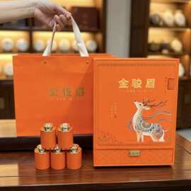 武夷山红茶金骏眉礼盒茶正山小种茶叶小罐装茶叶250g礼盒装礼品茶