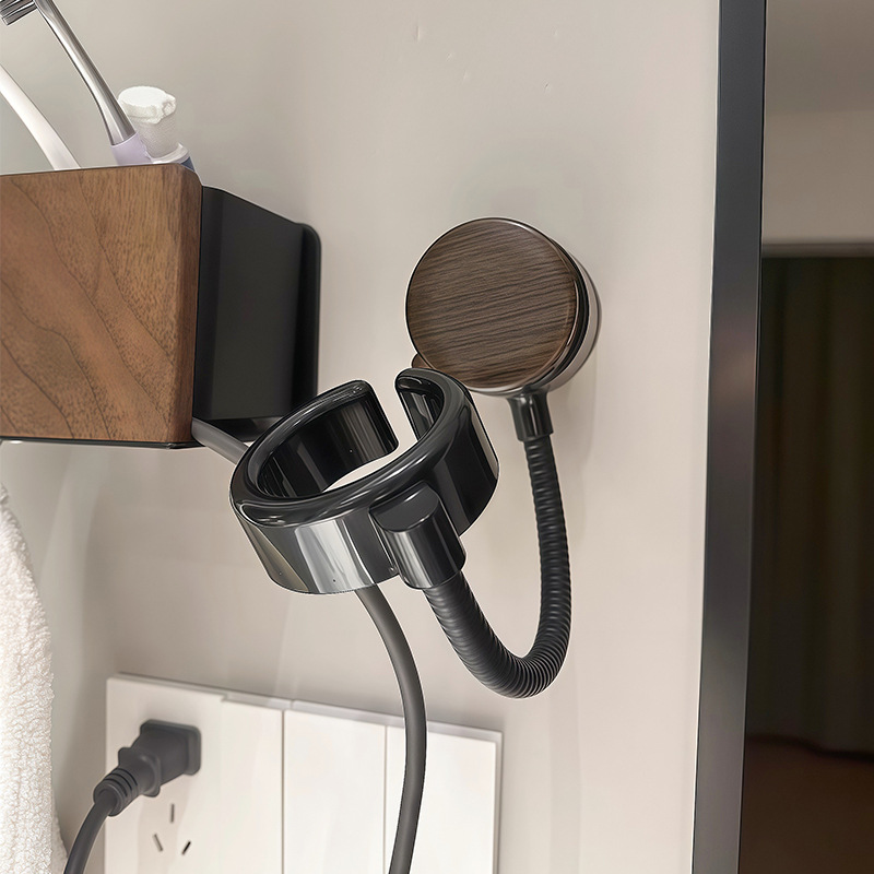 吹风机支架解放双手电线收纳神器免打孔卫生间置物架壁挂收纳架