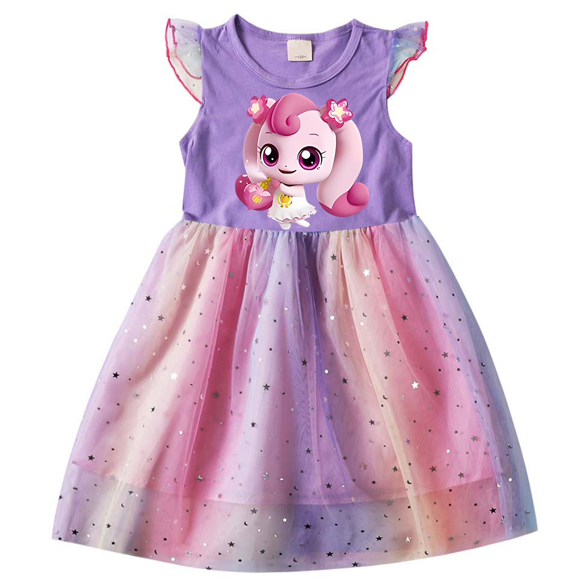 Cross-border Europe and the United States children's clothing summer girls children's dress cartoon dress 2566
