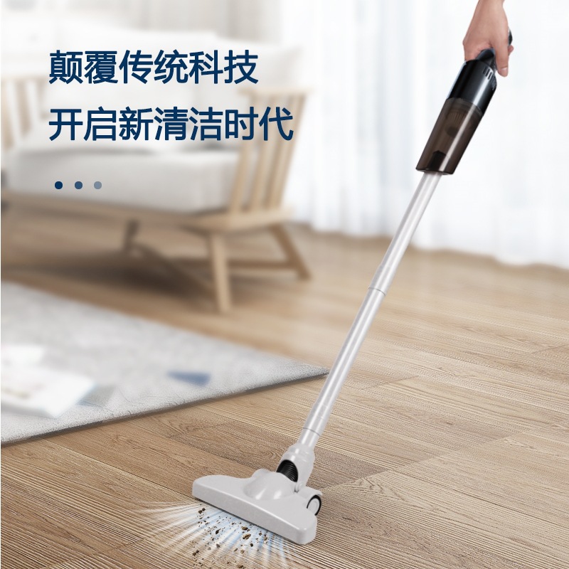 Cross-border hot sale wireless vacuum cleaner multifunctional household portable handheld push rod type large suction desktop cleaner