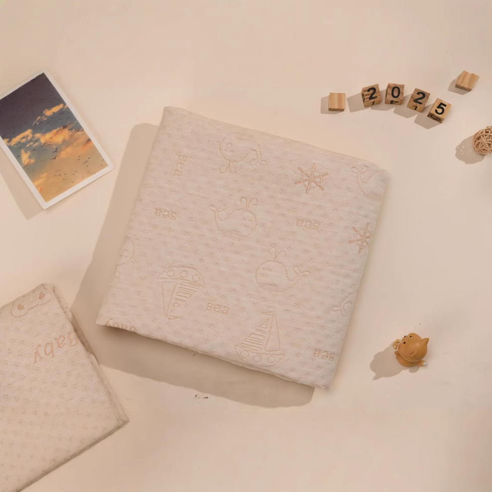 Colored Cotton Diaper Pad for Newborns, Soft and Skin-Friendly, Waterproof, Breathable and Machine Washable, Pure Cotton Menstrual Pad, Large Size for All Seasons