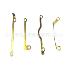 五金冲压加工 蓝牙不锈钢耳机弹片 耳机接触片 锰钢弹簧钢弹片
