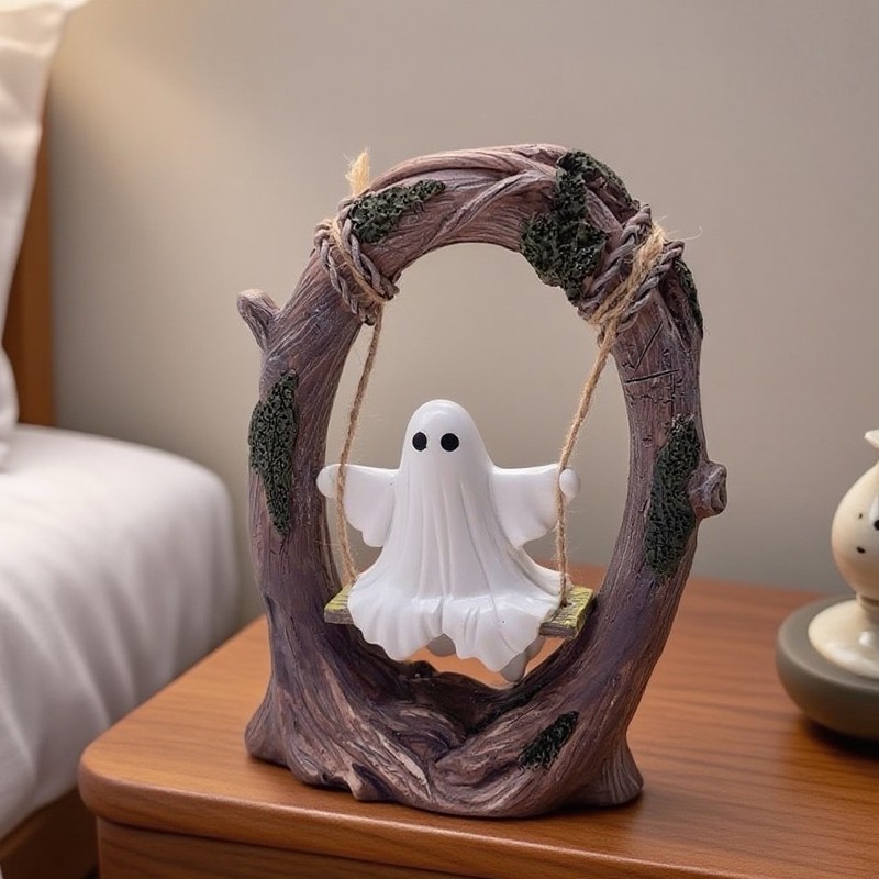 2025新品Halloween Swing Ghost Decoration荡秋千幽灵家居装饰|undefined