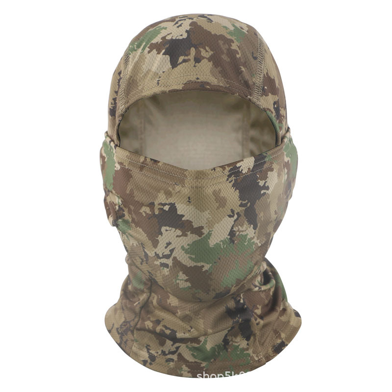 Barracuda sombrero camuflado al aire libre casco de ciclismo casco de verano cubierta de protección solar máscara de protección solar transfronteriza