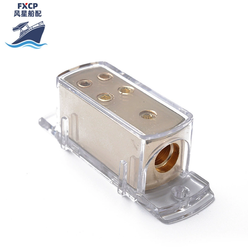 Судовые аксессуары 4-сторонний держатель предохранителя распределительная коробка 4GA8GA разветвитель яхта аудио модификация заземление соединение