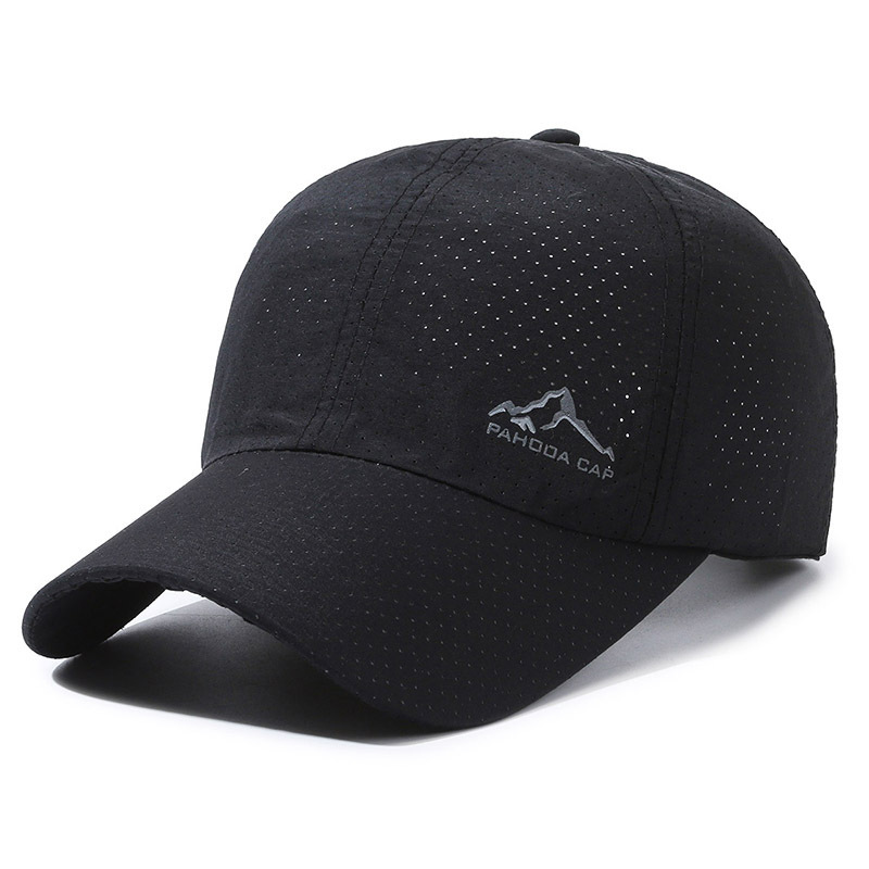 Spring Summer Sun Hat Men Women Outdoor Travel Fishing Simple Breathable Thin Quick-Dry Hiking Baseball Cap_voghion.com