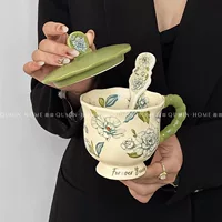 Керамическая чашка высокого качества Shunni INS Wind Retro Mark Cup, симпатичная чашка для завтрака, творческая молочная чашка, чашка для кофе