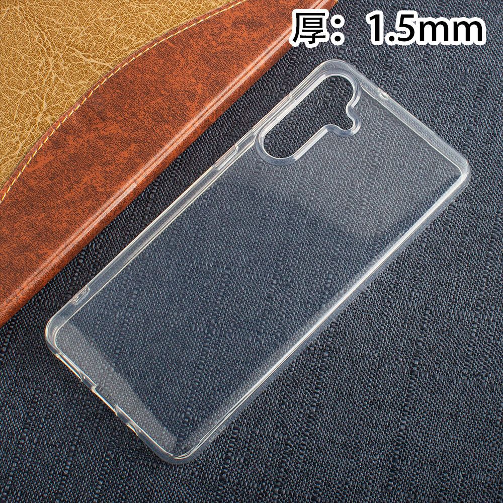 Şəffaf TPU telefon qabı — 1.5 mm, silikon material, bir neçə model