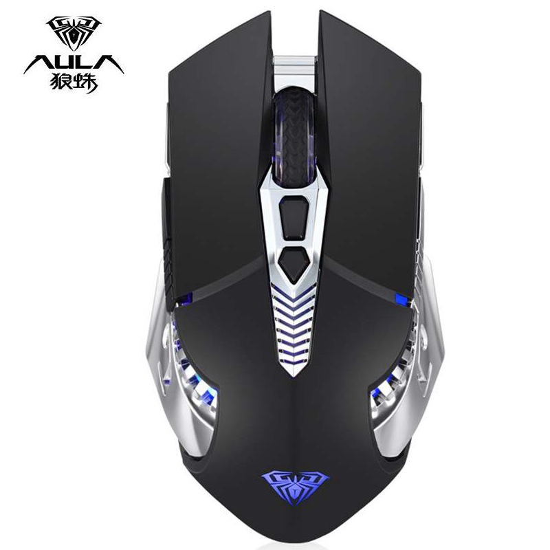 狼蛛SC200无线蓝牙鼠标可充电式静音无声电脑手机平板电视滑鼠 CF