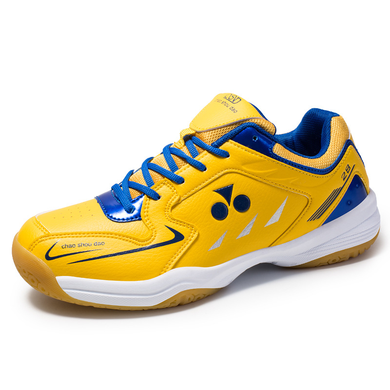 Nuevos zapatos de bádminton de malla transfronterizos zapatos de tenis de entrenamiento ligero zapatos deportivos antideslizantes al por mayor