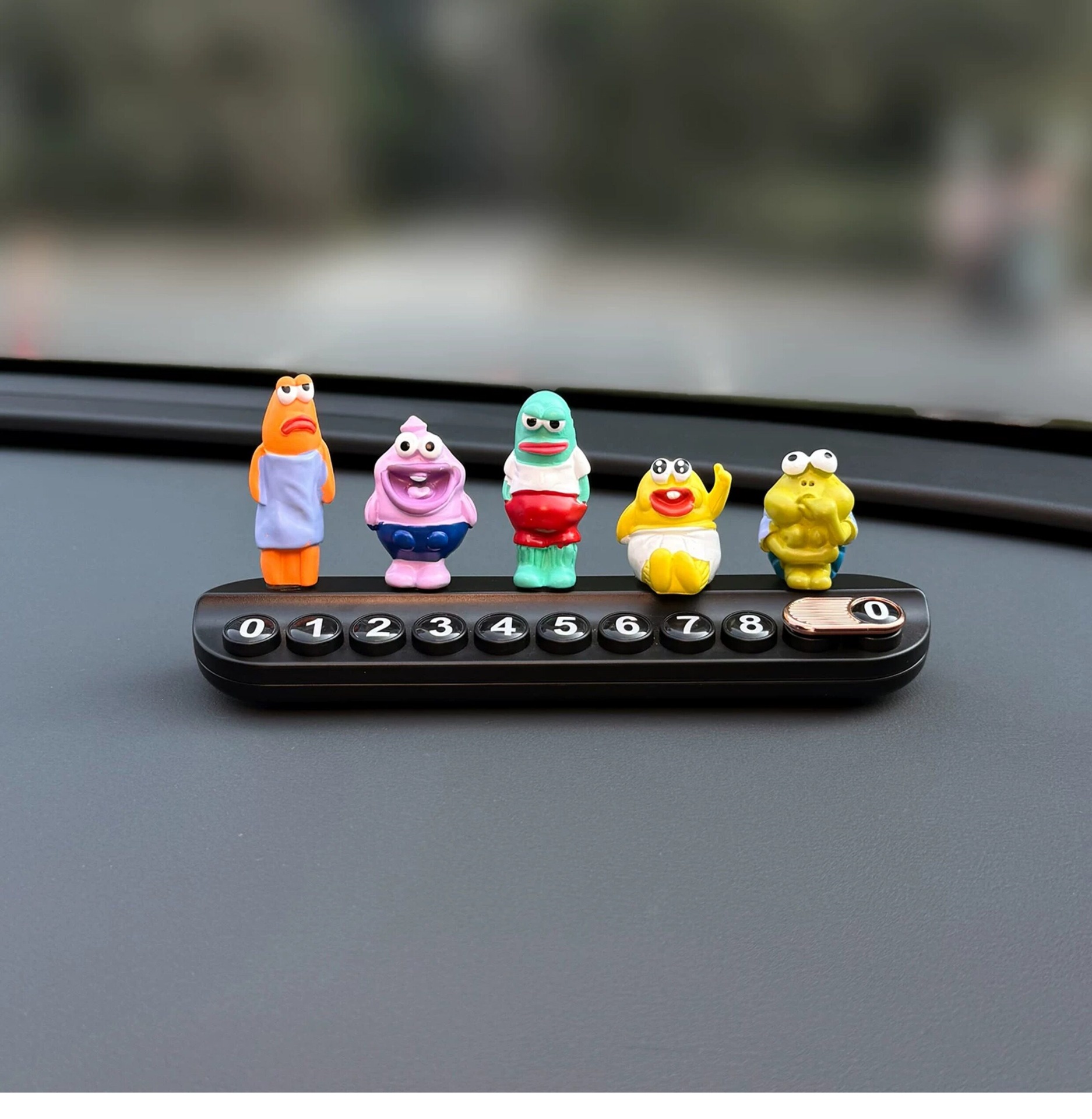 2026 New Bikini Town Temporary Parking Number Plate, Car Moving Phone Number Sign, Cute for Women