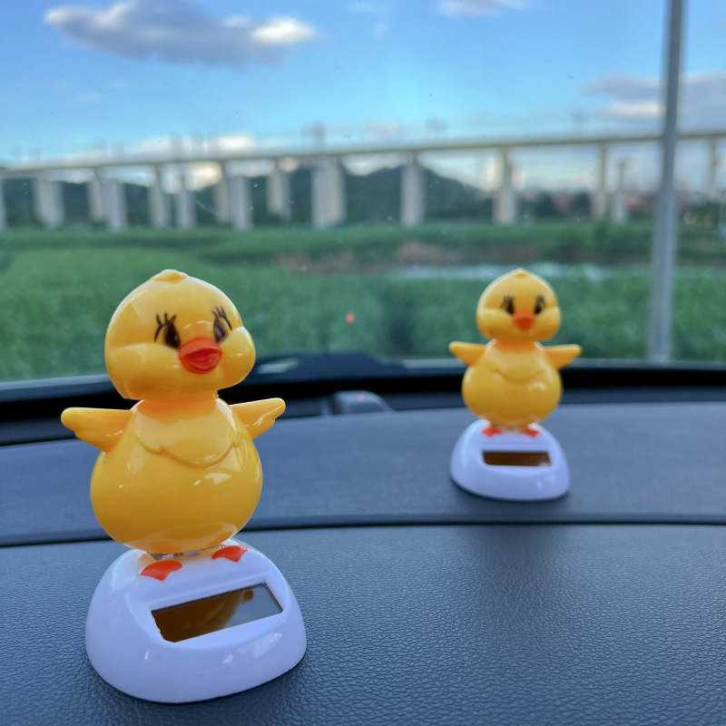 汽车太阳能摆件卡通车载装饰饰品创意摇头可爱公仔礼品 厂家直销详情3