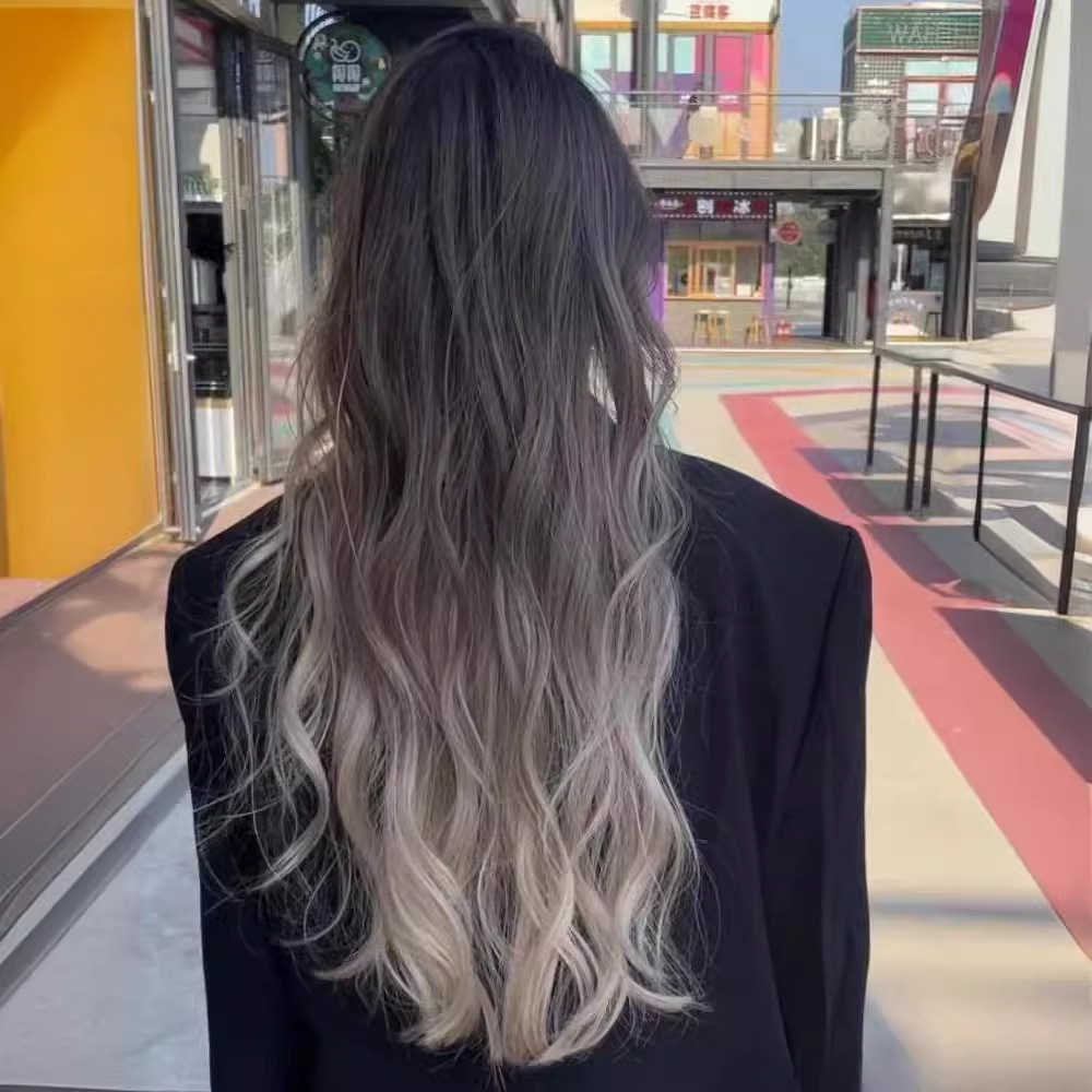 Connie Lange Synthetische Wigs voor Vrouwen - Volumineus, Highlights, Grote Golven, Parijs Kleur
