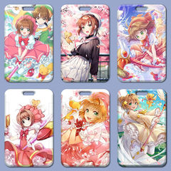 百變小櫻卡套批發學生飯卡校牌硅膠工作證門禁卡套工作證廠牌動漫