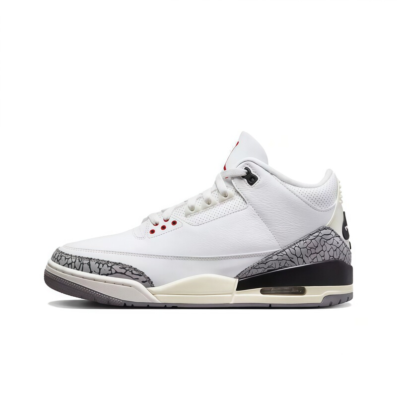 Aj3 White Cement Sneakers Putian High Version Men's Shoes Black Cement Fujiwara Hiroshi North Carolina Blue Joe 3 Basketball Shoes Women's Shoes