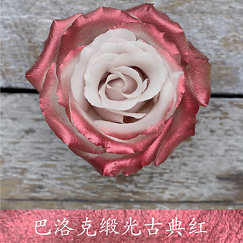 450ml agente de color de aerosol de flores al por mayor pintura en aerosol de secado rápido agente de teñido de rosas de color aerosol de color perlado floristería