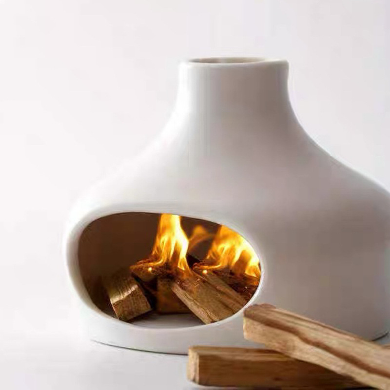 Palo Santo Burner Ceramic Base Incense Holder Burning Tray Palo Santo Burner