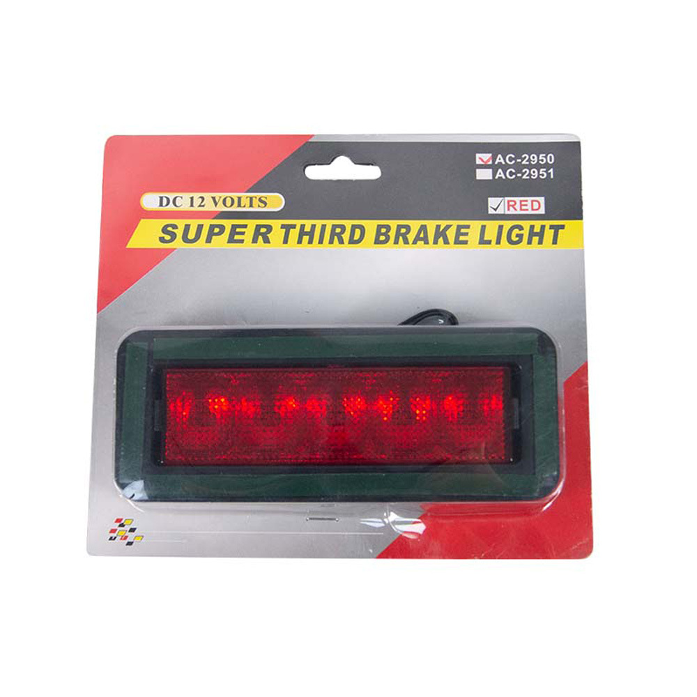Universal LED car brake lights, 12V, waterproof and durable, for use as tail lights, vehicle warning lights, and custom modification accessories