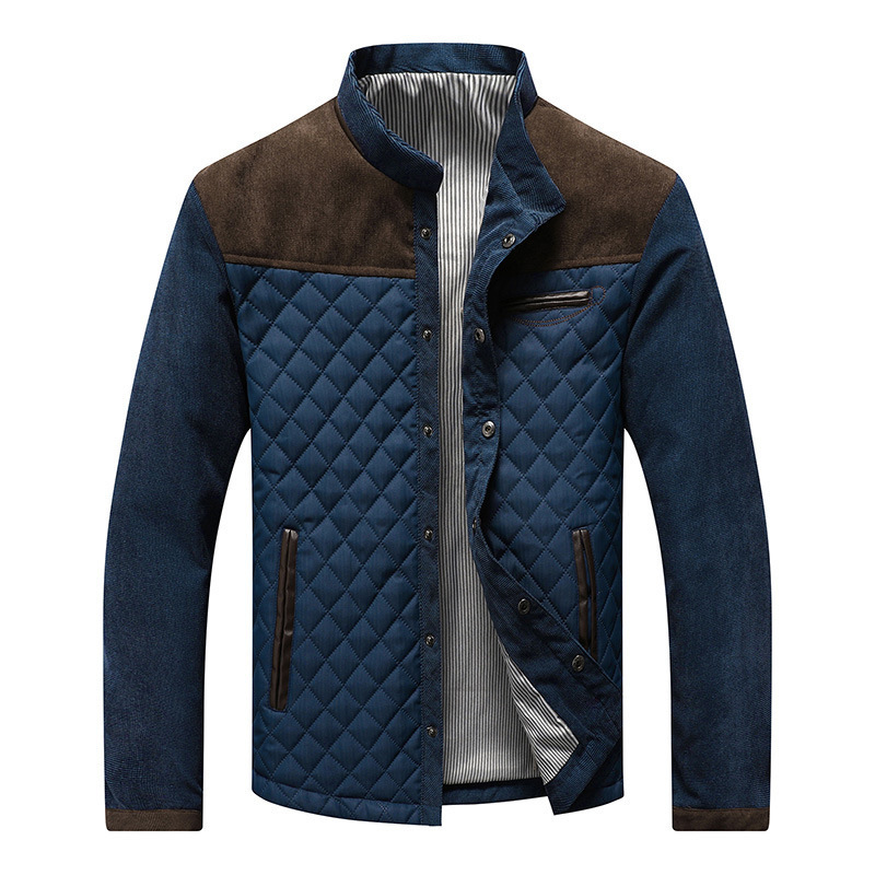 Foreign Trade New 2025 Casual Men's Jacket, No Ironing, Outer Wear Cotton, Standard Long-Sleeved, Fashionable Urban Stand-Up Collar Foreign Trade New 2025 Casual Men's Jacket, No Ironing, Outer Wear Cotton, Standard Long-Sleeved, Fashionable Urban Stand-Up Collar